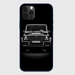 Чехол для iPhone 12 Pro Чёрный Гелендваген, цвет: 3D-черный