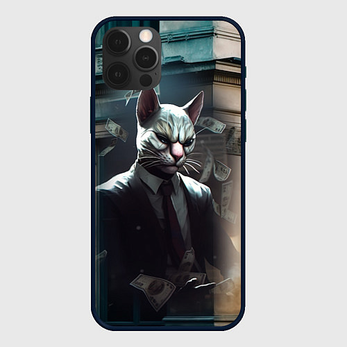 Чехол iPhone 12 Pro Payday 3 cat bank / 3D-Черный – фото 1