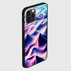 Чехол для iPhone 12 Pro Морское дно абстракция, цвет: 3D-черный — фото 2