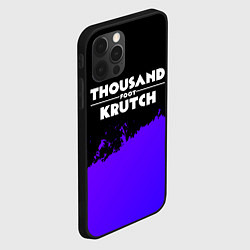 Чехол для iPhone 12 Pro Thousand Foot Krutch purple grunge, цвет: 3D-черный — фото 2