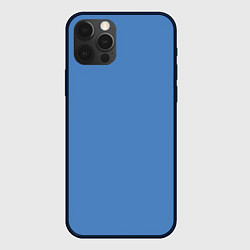 Чехол для iPhone 12 Pro Blue Perennial, цвет: 3D-черный