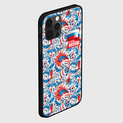 Чехол для iPhone 12 Pro Russia pattern, цвет: 3D-черный — фото 2