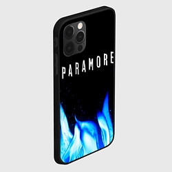 Чехол для iPhone 12 Pro Paramore blue fire, цвет: 3D-черный — фото 2