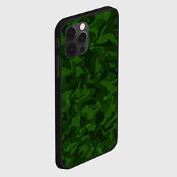 Чехол для iPhone 12 Pro Хаки камуфляж, цвет: 3D-черный — фото 2