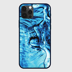 Чехол для iPhone 12 Pro Водная фантазия, цвет: 3D-черный