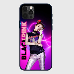 Чехол для iPhone 12 Pro Blackpink - Jennie, цвет: 3D-черный