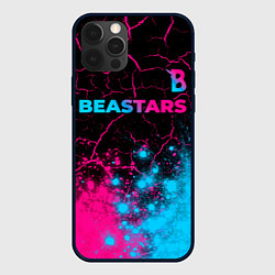 Чехол для iPhone 12 Pro Beastars - neon gradient: символ сверху, цвет: 3D-черный