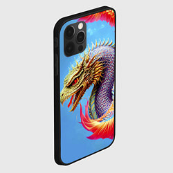 Чехол для iPhone 12 Pro Dragon - irezumi - tattoo - Japan, цвет: 3D-черный — фото 2