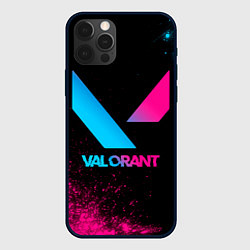Чехол для iPhone 12 Pro Valorant - neon gradient, цвет: 3D-черный