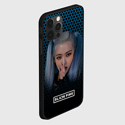 Чехол для iPhone 12 Pro Kpop blackpink Rose, цвет: 3D-черный — фото 2