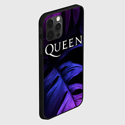 Чехол для iPhone 12 Pro Queen neon monstera, цвет: 3D-черный — фото 2
