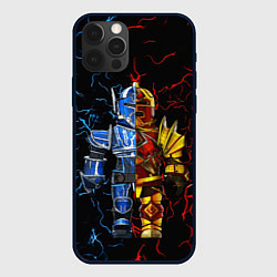 Чехол для iPhone 12 Pro Рыцарь Roblox, цвет: 3D-черный
