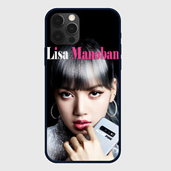 Чехол для iPhone 12 Pro Lisa with smartphone, цвет: 3D-черный