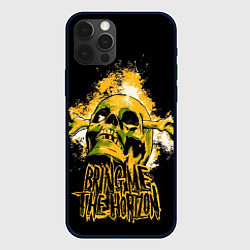 Чехол iPhone 12 Pro Bring me the horizon - skull