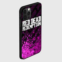 Чехол для iPhone 12 Pro Red Dead Redemption pro gaming: символ сверху, цвет: 3D-черный — фото 2