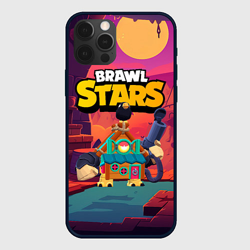 Чехол iPhone 12 Pro Brawlstars 8bit ghost / 3D-Черный – фото 1