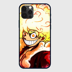 Чехол для iPhone 12 Pro Луффи 5 гир бог Ника - One Piece, цвет: 3D-черный