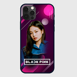 Чехол для iPhone 12 Pro Blackpink shut down, цвет: 3D-черный