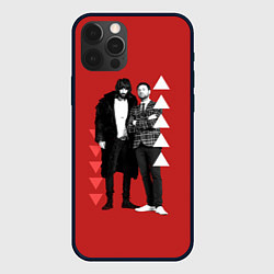 Чехол для iPhone 12 Pro Kasabian рок группа, цвет: 3D-черный