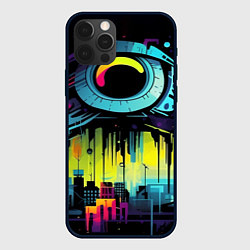 Чехол для iPhone 12 Pro The eye of cyberpunk, цвет: 3D-черный