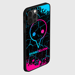 Чехол для iPhone 12 Pro Evangelion - neon gradient, цвет: 3D-черный — фото 2
