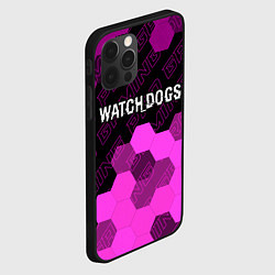 Чехол для iPhone 12 Pro Watch Dogs pro gaming: символ сверху, цвет: 3D-черный — фото 2