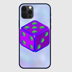 Чехол для iPhone 12 Pro Игральный кубик, цвет: 3D-черный