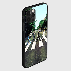 Чехол для iPhone 12 Pro The Beatles альбом Abbey Road, цвет: 3D-черный — фото 2