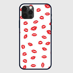 Чехол для iPhone 12 Pro Kiss, цвет: 3D-черный