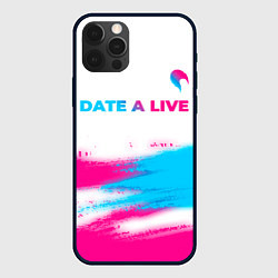 Чехол iPhone 12 Pro Date A Live neon gradient style: символ сверху