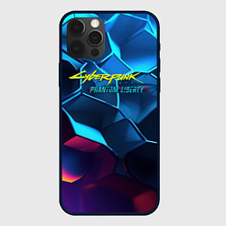 Чехол для iPhone 12 Pro Cyberpunk 2077 neon style, цвет: 3D-черный