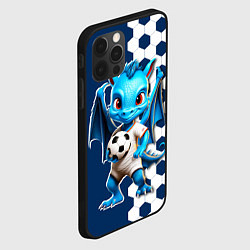 Чехол для iPhone 12 Pro Дракон футболист, цвет: 3D-черный — фото 2