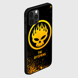 Чехол для iPhone 12 Pro The Offspring - gold gradient, цвет: 3D-черный — фото 2