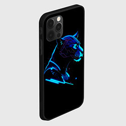 Чехол для iPhone 12 Pro Пантера киберпан, цвет: 3D-черный — фото 2
