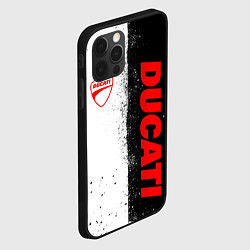 Чехол для iPhone 12 Pro Ducati - двоичный, цвет: 3D-черный — фото 2