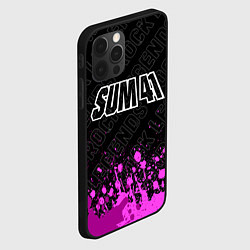 Чехол для iPhone 12 Pro Sum41 rock legends: символ сверху, цвет: 3D-черный — фото 2