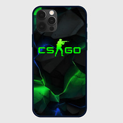 Чехол для iPhone 12 Pro CS GO dark green, цвет: 3D-черный