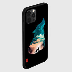 Чехол для iPhone 12 Pro Спектральный лунный свет, цвет: 3D-черный — фото 2