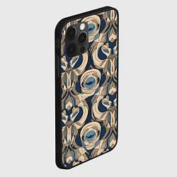 Чехол для iPhone 12 Pro Коричневый узор паттерн, цвет: 3D-черный — фото 2