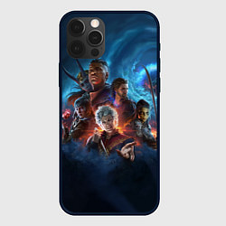 Чехол для iPhone 12 Pro Baldurs gate 3, цвет: 3D-черный