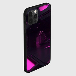 Чехол для iPhone 12 Pro Киберпространство, цвет: 3D-черный — фото 2