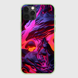 Чехол для iPhone 12 Pro Вулкан Стиля, цвет: 3D-салатовый