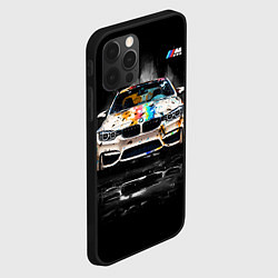 Чехол для iPhone 12 Pro BMW Креативный тюнинг, цвет: 3D-черный — фото 2