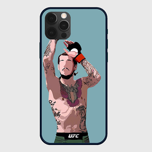 Чехол iPhone 12 Pro Suga sean omelly / 3D-Черный – фото 1