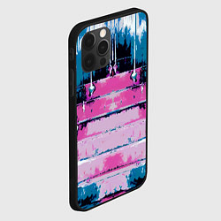 Чехол для iPhone 12 Pro Ladder - art - texture, цвет: 3D-черный — фото 2