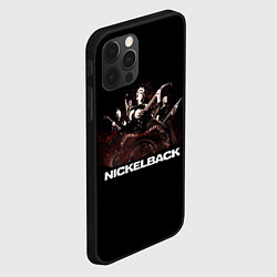 Чехол для iPhone 12 Pro Nickelback brutal, цвет: 3D-черный — фото 2