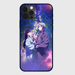 Чехол для iPhone 12 Pro Kiyoka Kudou and Miyo Saimori, цвет: 3D-черный