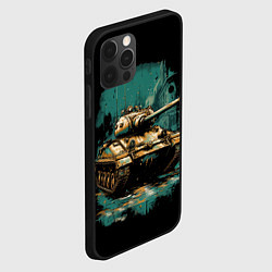 Чехол для iPhone 12 Pro Танк т54, цвет: 3D-черный — фото 2