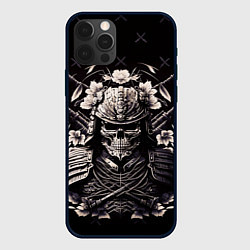 Чехол для iPhone 12 Pro Дух японского самурая, цвет: 3D-черный