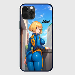 Чехол для iPhone 12 Pro Fallout game girl, цвет: 3D-черный